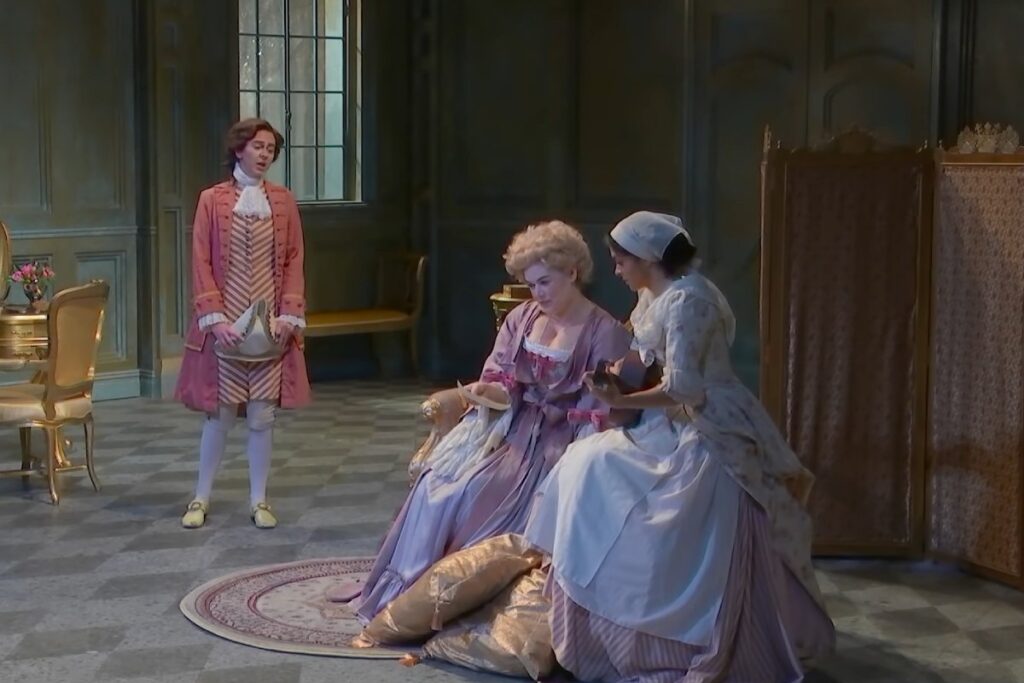 Marriage of Figaro Synopsis - Cherubino arrives with an unsealed letter from the Count